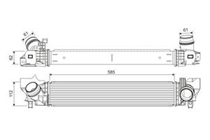 Valeo Ladeluftkühler  822924