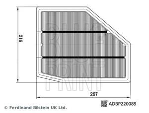 Blue Print Luftfilter vorne rechts  ADBP220089