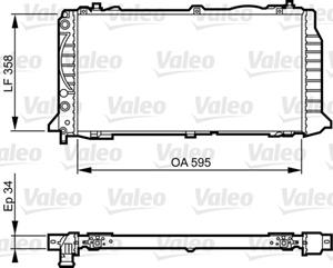 Valeo Kühler, Motorkühlung  731501