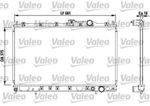 Kühler, Motorkühlung Valeo 732539