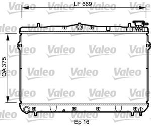 Kühler, Motorkühlung Valeo 734950