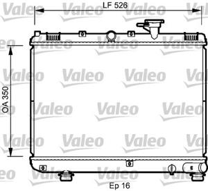 Valeo Kühler, Motorkühlung  735077