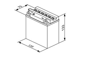 Bosch Starterbatterie  0 092 M4F 220