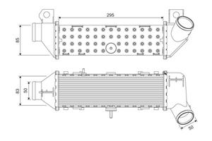 Valeo Ladeluftkühler  817766