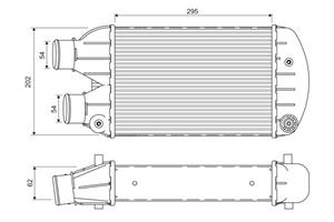 Ladeluftkühler Valeo 817881