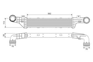 Ladeluftkühler Valeo 817907