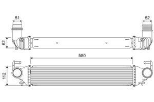 Valeo Ladeluftkühler  818312