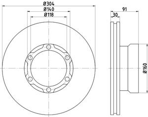 Textar Bremsscheibe  93038700