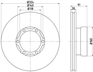 Textar Bremsscheibe  93038800