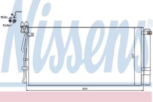 hyundai Condensator, airconditioning 940250