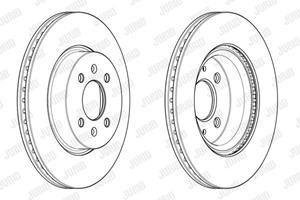 Bremsscheibe Vorderachse Jurid 562944JC