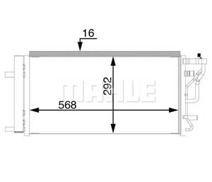 hyundai Condensor, airconditioning AC71000S