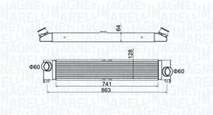 Magneti Marelli Ladeluftkühler  351319204230