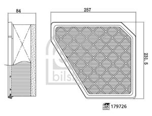 Febi Bilstein Luftfilter  179726