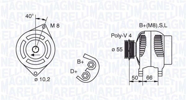 Magneti Marelli Generator  063321607010