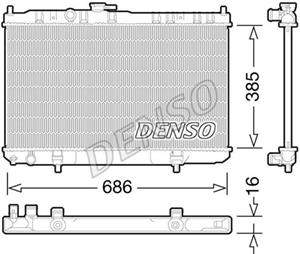 Kühler, Motorkühlung Denso DRM46034