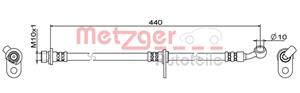 Metzger Bremsschlauch Vorderachse rechts  4111846