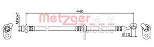 Metzger Bremsschlauch Vorderachse links  4111847