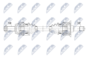 NTY Antriebswelle Hinterachse rechts  NPW-BM-097