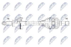 NTY Antriebswelle Hinterachse links  NPW-MA-005