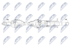 NTY Antriebswelle Vorderachse links  NPW-MA-008