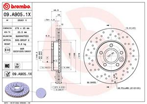 ford Remschijf 09A9051X