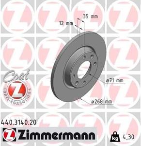 citroen Remschijf COAT Z 440314020