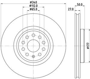 audi Remschijf 8dd 8DD355134751