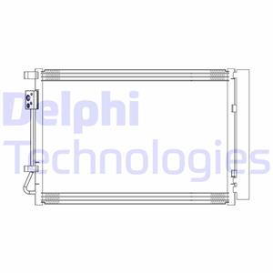 Delphi Kondensator, Klimaanlage  CF20314