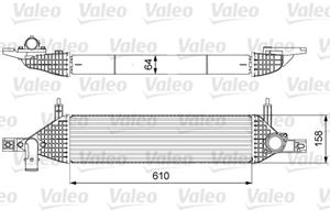 Valeo Ladeluftkühler  818633