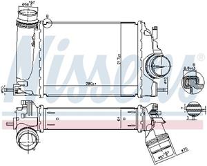 nissan Intercooler inlaatluchtkoeler