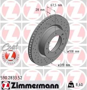 toyota Remschijf SPORT REMSCHIJF COAT Z