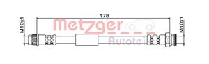 Metzger Bremsschlauch Hinterachse  4111843