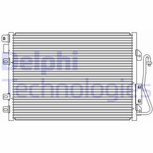 Delphi Kondensator, Klimaanlage  TSP0225620