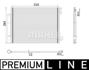 mahleoriginal Kondensator, Klimaanlage Mahle Original AC 73 000P