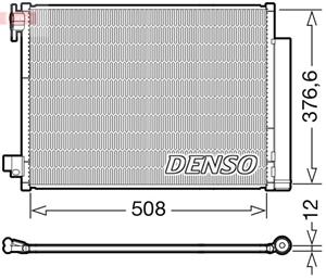 Denso Kondensator, Klimaanlage  DCN23052