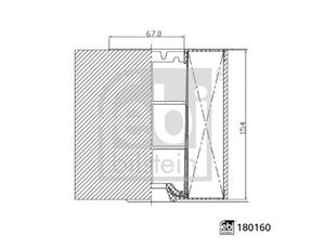 Febi Bilstein Luftfilter  180160