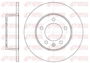 Remsa Bremsscheibe Hinterachse  6735.00
