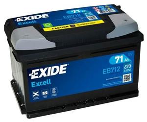 Exide Starterbatterie  EB712