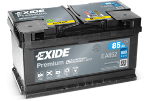 EA852 Premium Carbon Boost 12V 85Ah 800A Autobatterie inkl. 7,50€ Pfand - Exide