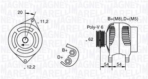 Magneti Marelli Generator  063321807010