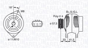 Magneti Marelli Generator  063377442010