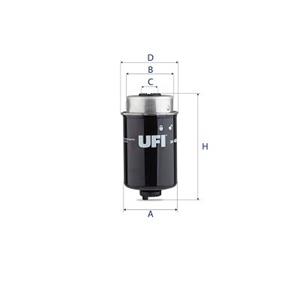 UFI Kraftstofffilter  24.464.00