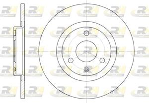 Roadhouse Bremsscheibe Vorderachse  6190.00