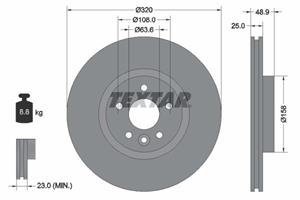 ford Remschijf 92282105