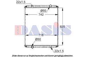 AKS Dasis Kühler, Motorkühlung  390160S