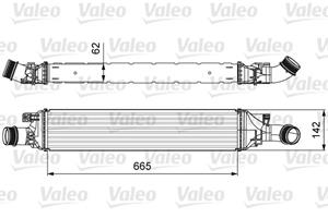 Valeo Ladeluftkühler  818643