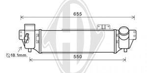 Diederichs Ladeluftkühler  DCA1081