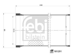 Febi Bilstein Luftfilter innen  181291