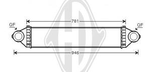 Diederichs Ladeluftkühler  DCA1065